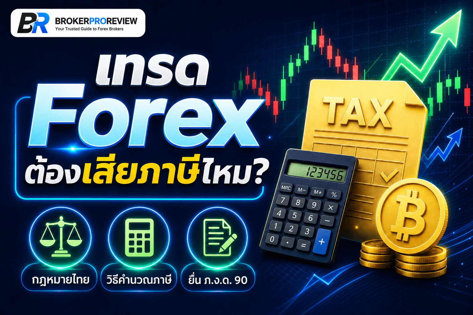 เทรด Forex ต้องเสียภาษีไหม? กฎหมายไทยและวิธียื่นภาษีที่นักเทรดต้องรู้ ปี 2026