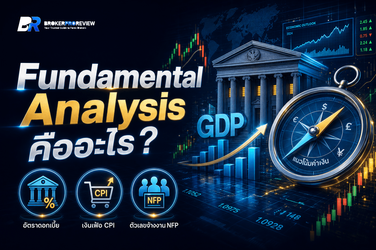 Fundamental Analysis คืออะไร? วิธีวิเคราะห์ปัจจัยพื้นฐาน Forex สำหรับมือใหม่ (ฉบับปี 2026)