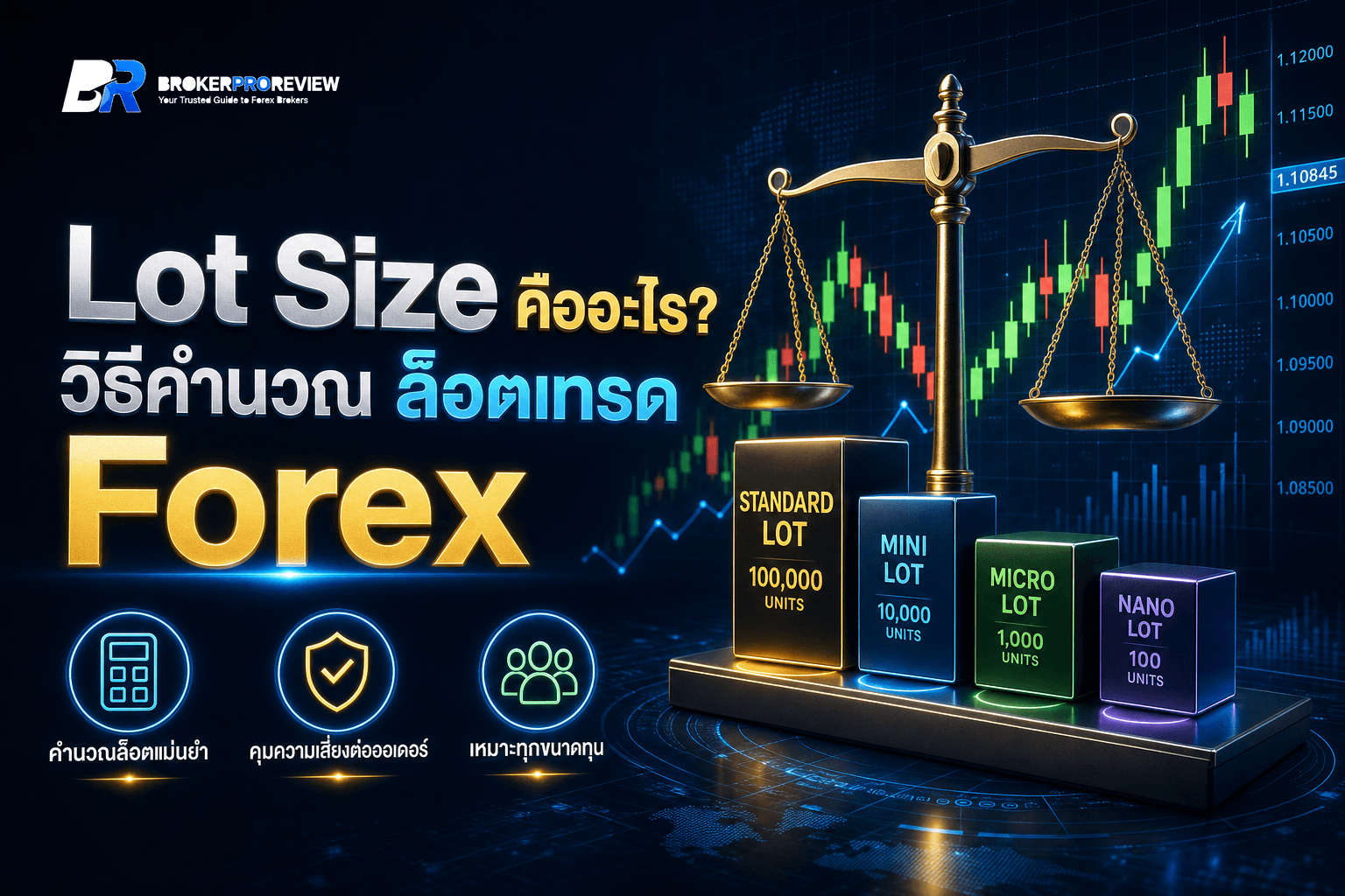 Lot Size คืออะไร? วิธีคำนวณขนาดล็อตเทรด Forex ให้พอดีกับเงินทุน (ฉบับปี 2026)